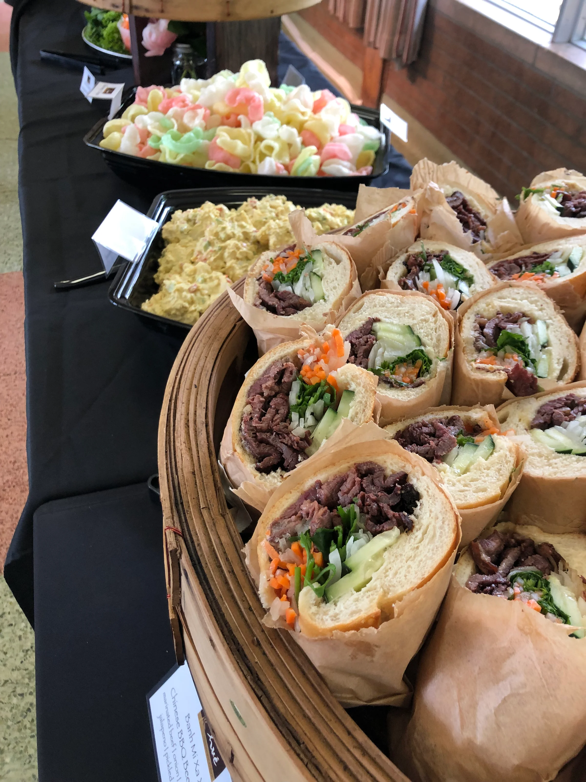 Catering setup